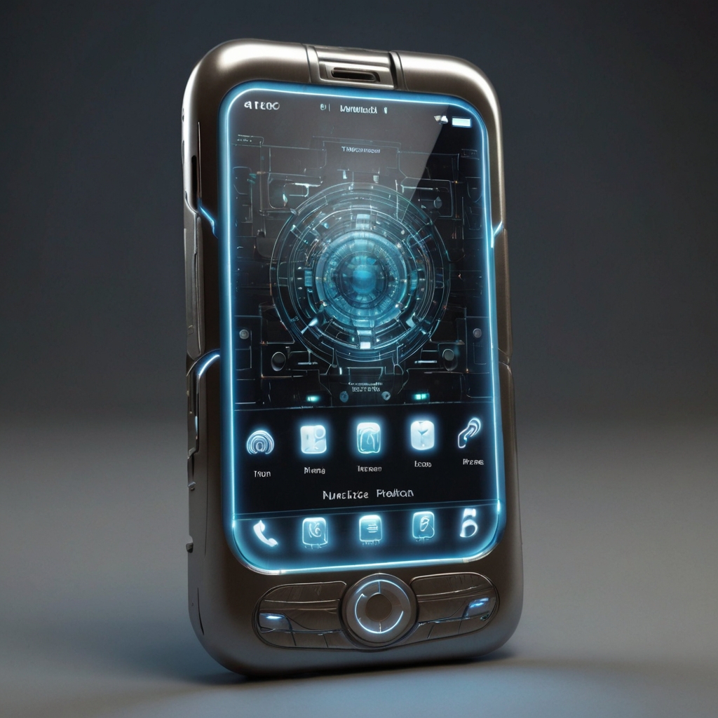 futuristic cell phone